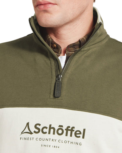 Trencrom 1/4 Zip - Dark Khaki Green