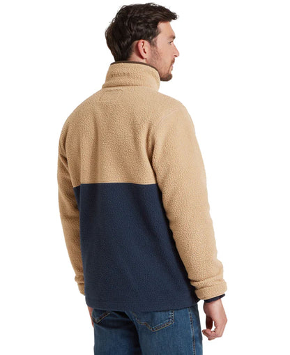 Berkeley Retro Fleece - True Navy/Tan