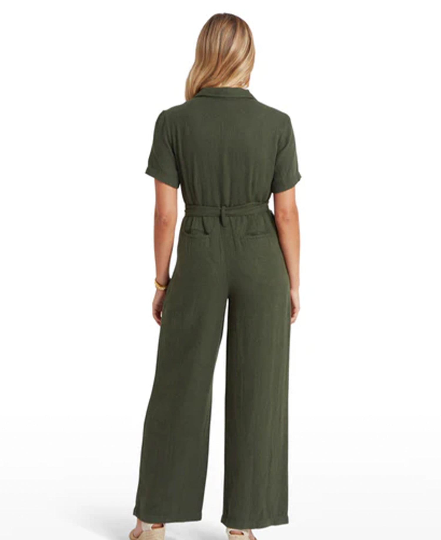 Daisy Jumpsuit - Beetle Green