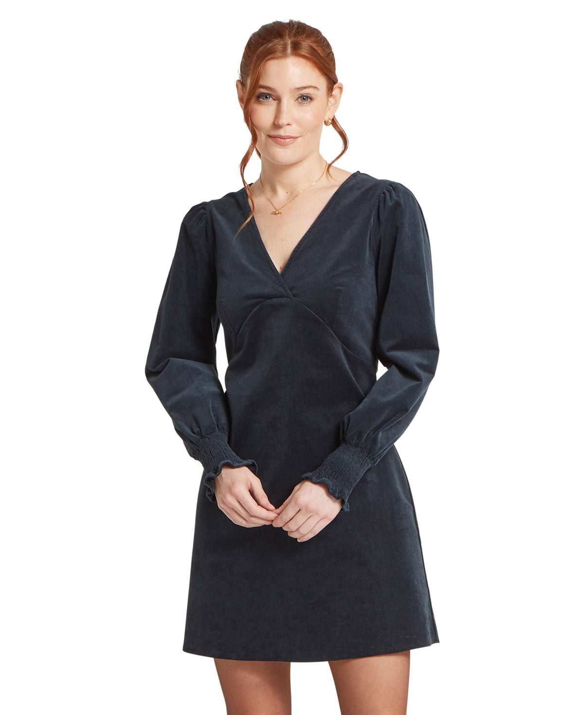 Briar Cord Dress - Blueberry