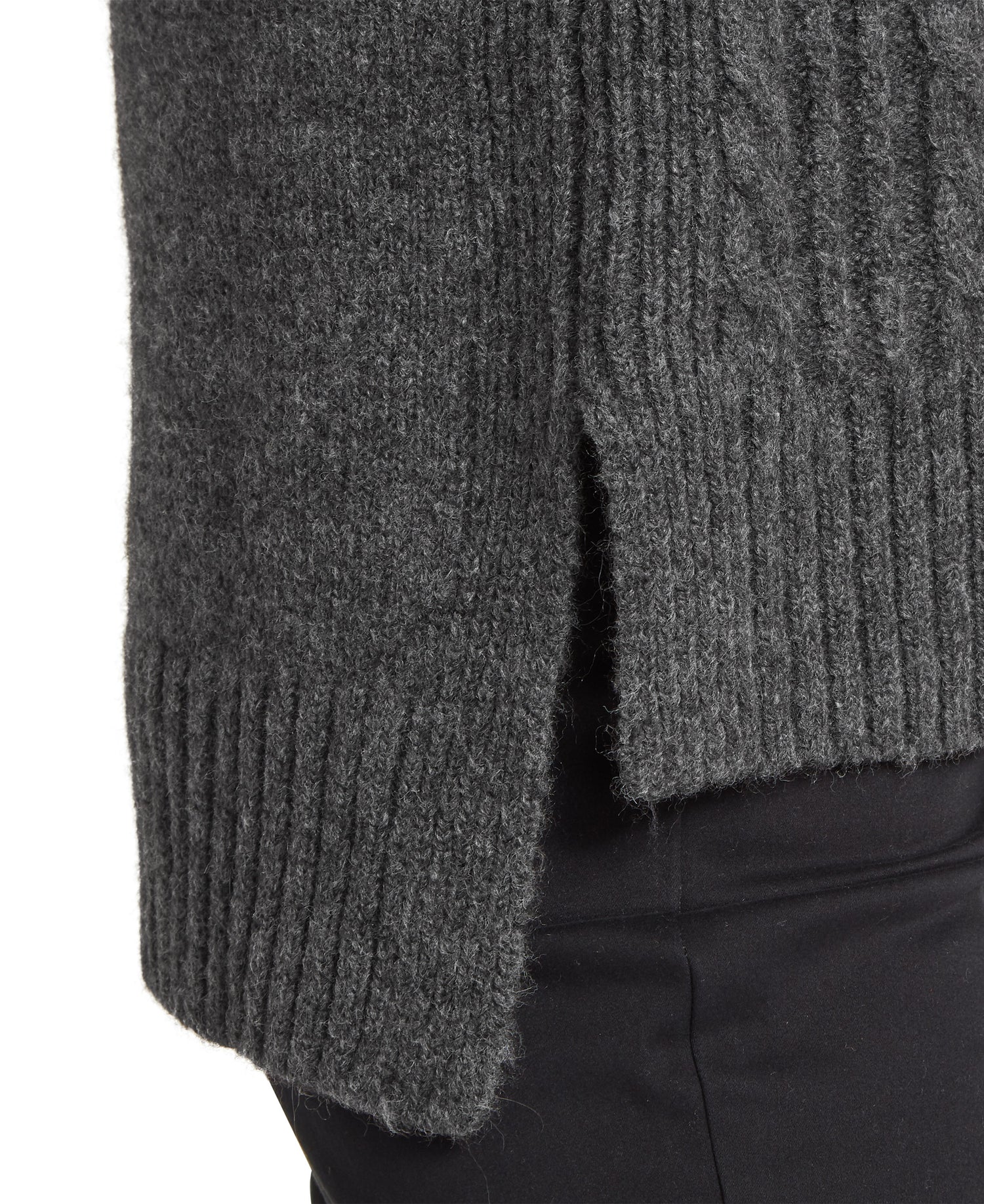 Evie Sleeveless Jumper - Charcoal