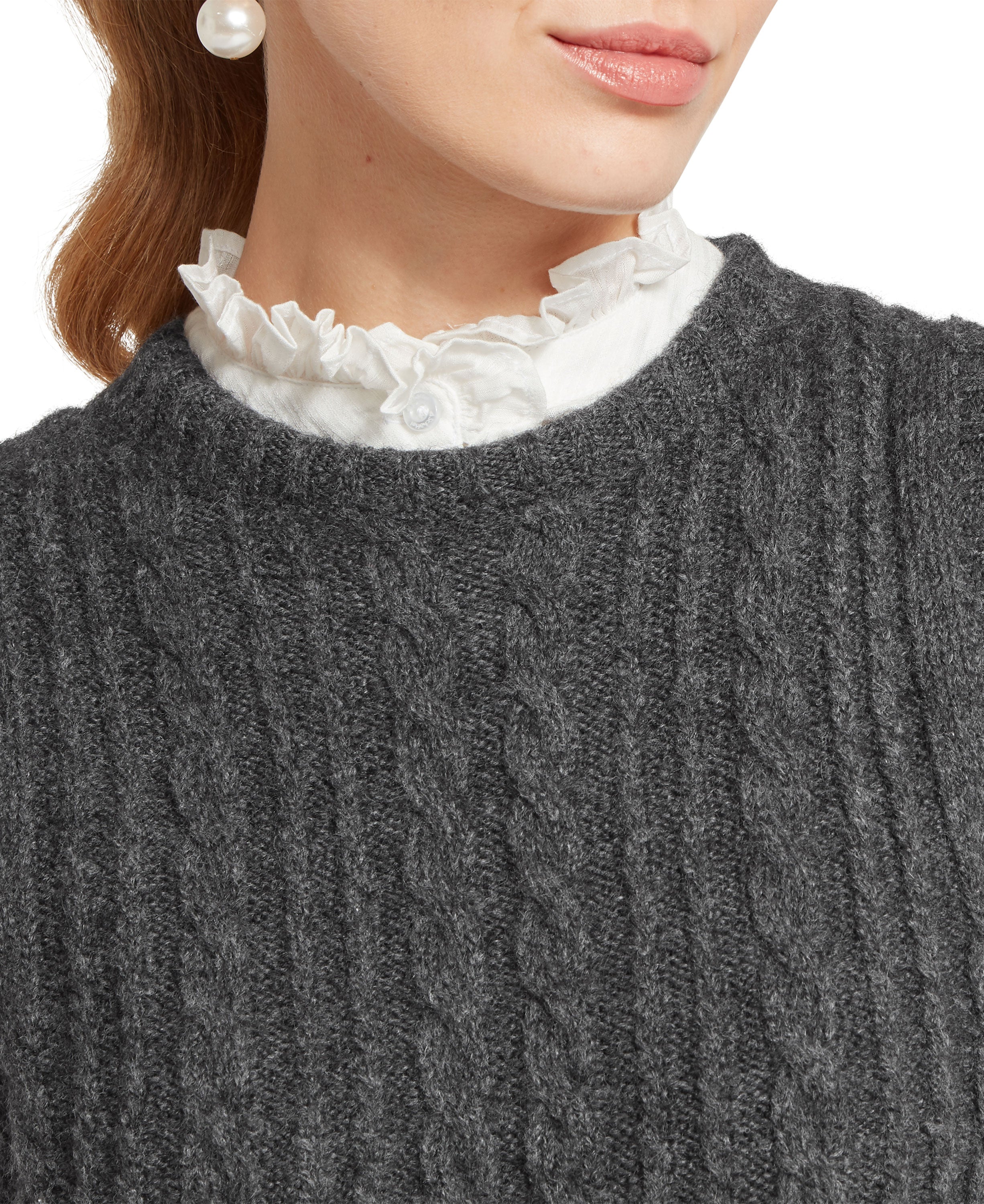 Evie Sleeveless Jumper - Charcoal