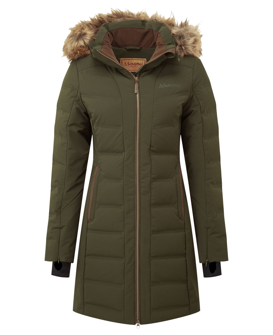 Hurlingham Waterproof Down Coat - Forest