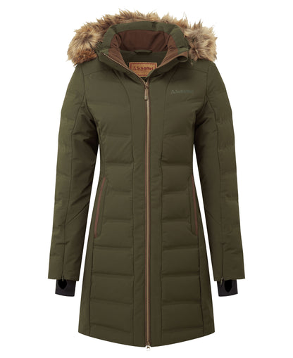 Hurlingham Waterproof Down Coat - Forest