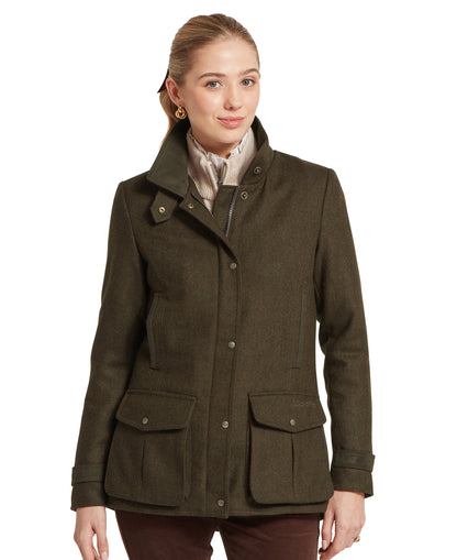 Murra Tweed Coat - Dark Loden Herr Tweed