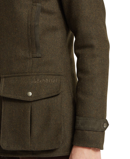 Murra Tweed Coat - Dark Loden Herr Tweed
