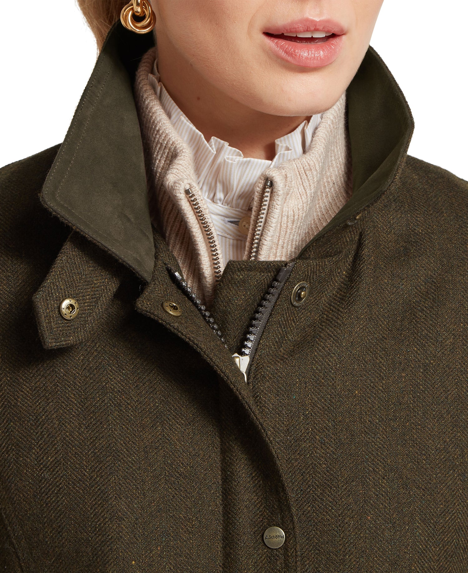 Murra Tweed Coat - Dark Loden Herr Tweed