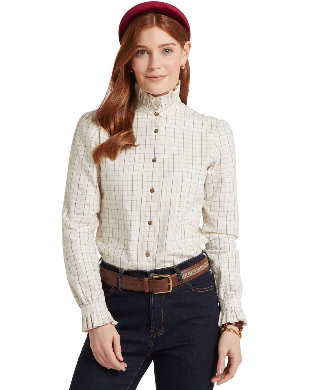 Sheringham Shirt - Cobblestone Tattersall