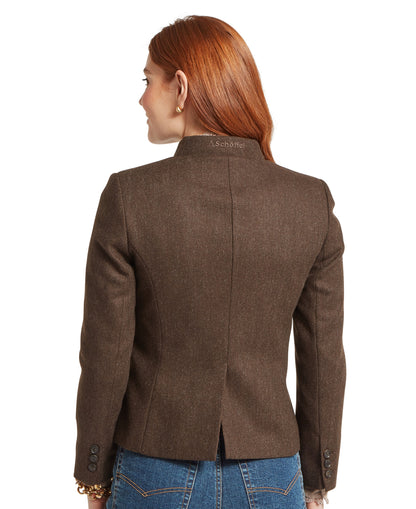 St Abbs Tweed Blazer - Chocolate Herr Tweed