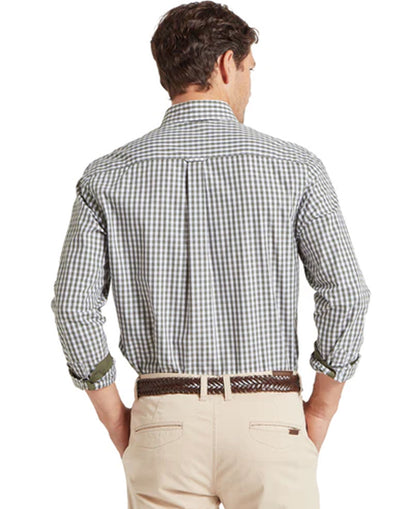 Thorpeness Tailored Shirt - Beetle Green Check