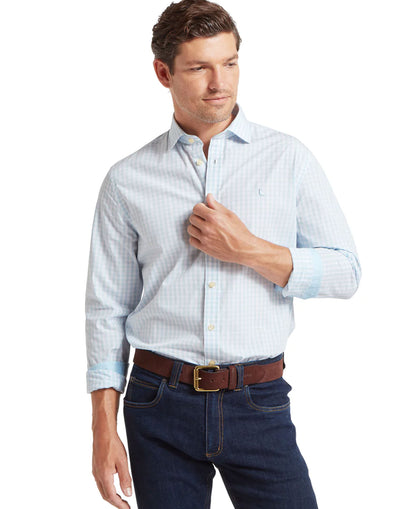 Thorpeness Tailored Shirt - Powder Blue
