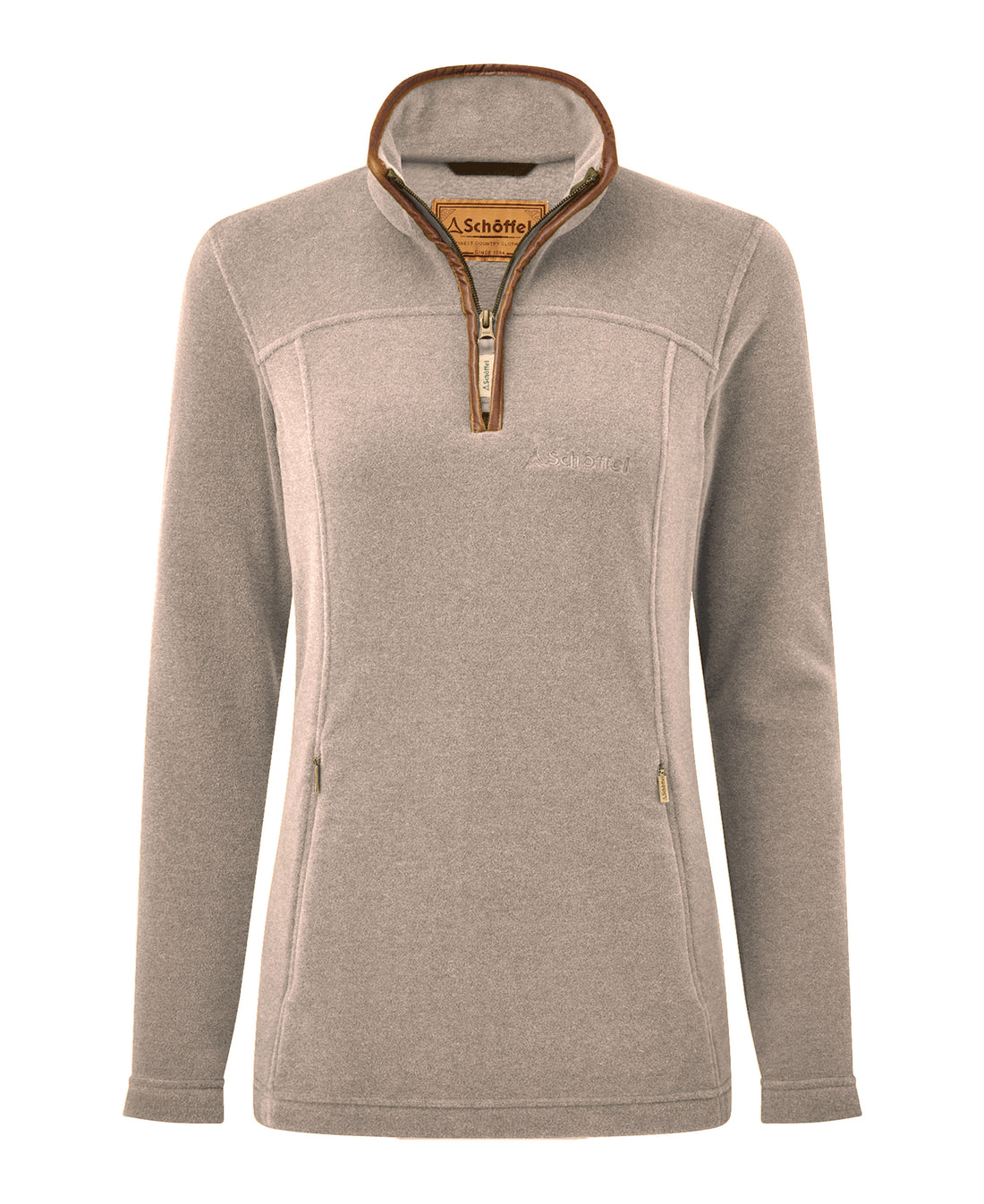 Tilton II 1/4 Zip Fleece - Mushroom