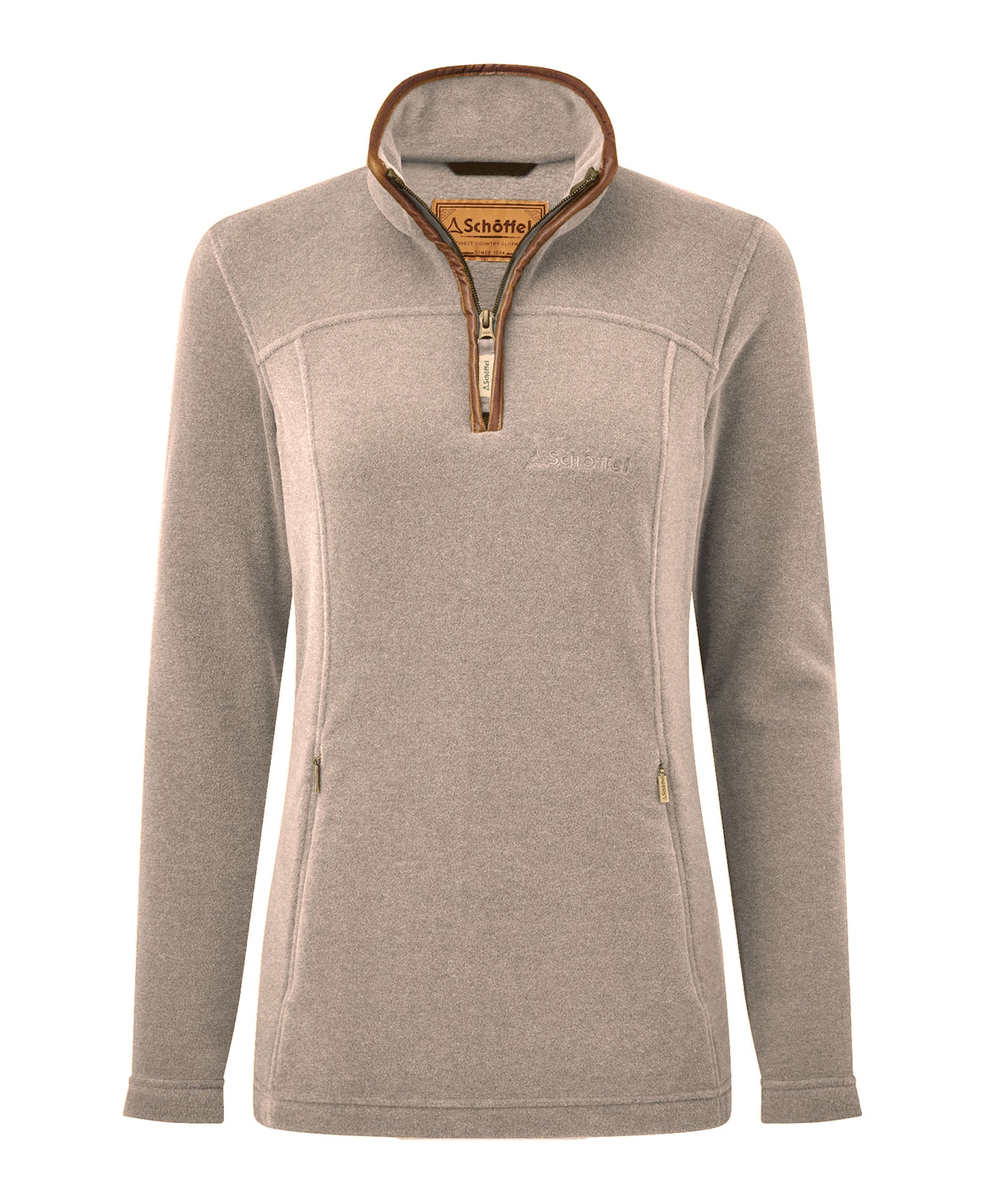 Tilton II 1/4 Zip Fleece - Mushroom