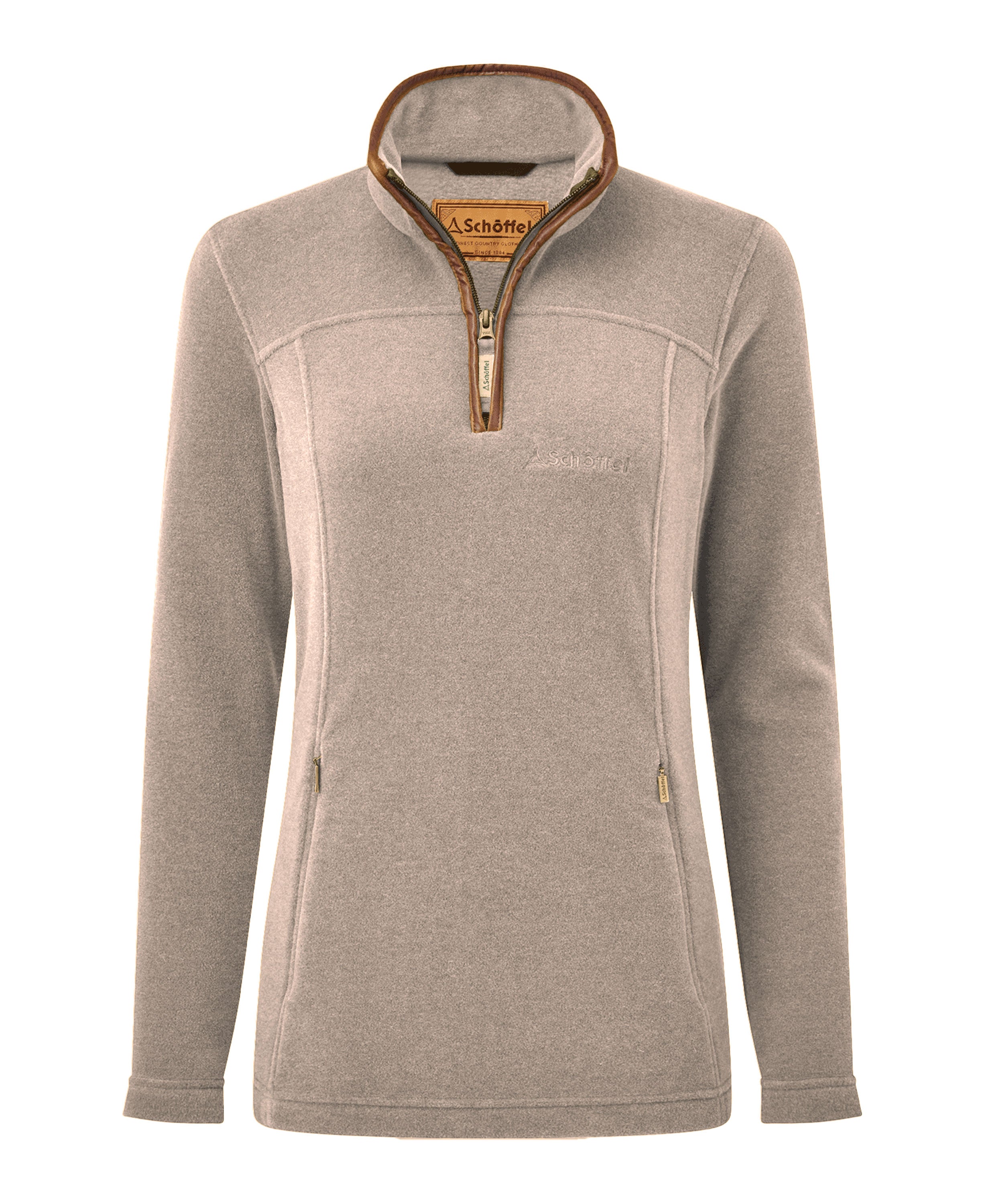 Tilton II 1/4 Zip Fleece - Mushroom