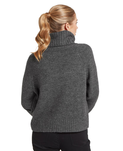 Sutton Roll Neck Jumper - Charcoal