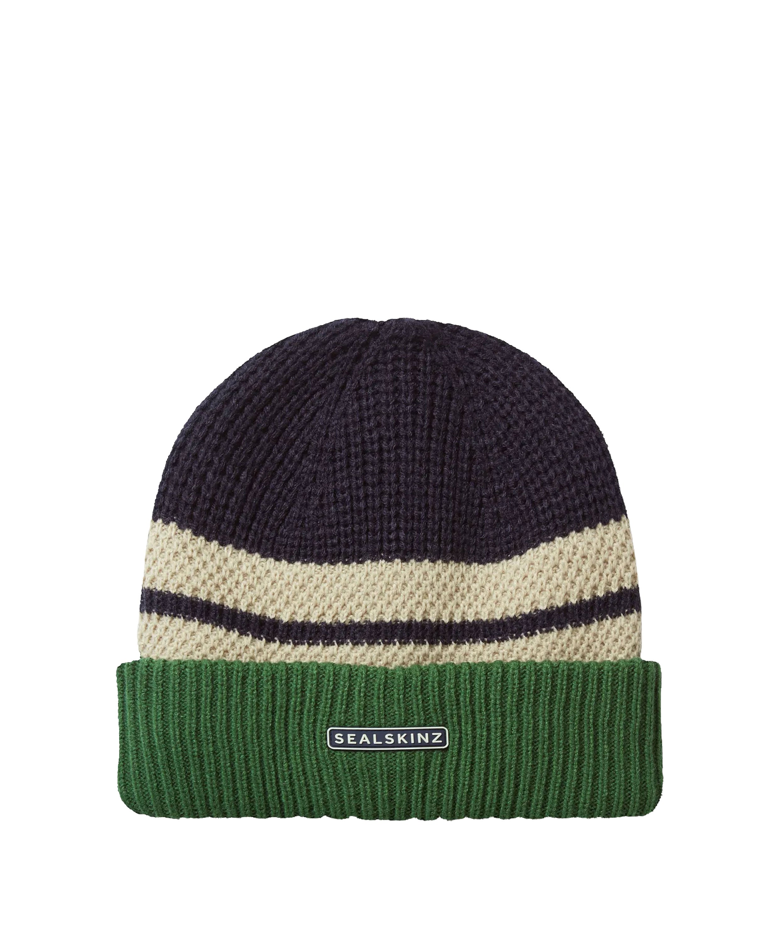 Bittering Waterproof Roll Cuff Beanie - Navy