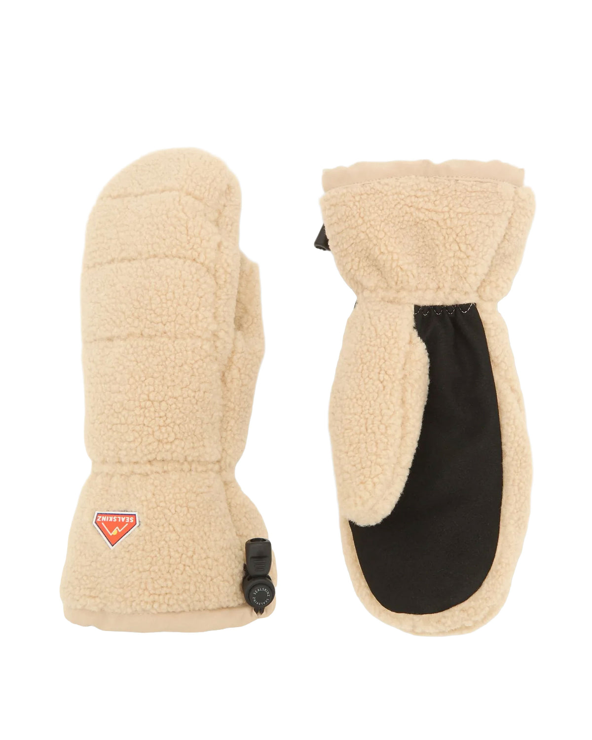 Carleton Waterproof Sherpa Mittens - Cream