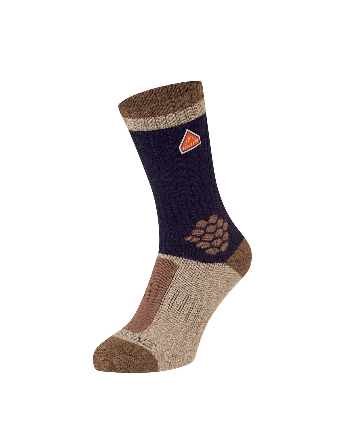 Gresham Wool Block Hike Sock - Blue