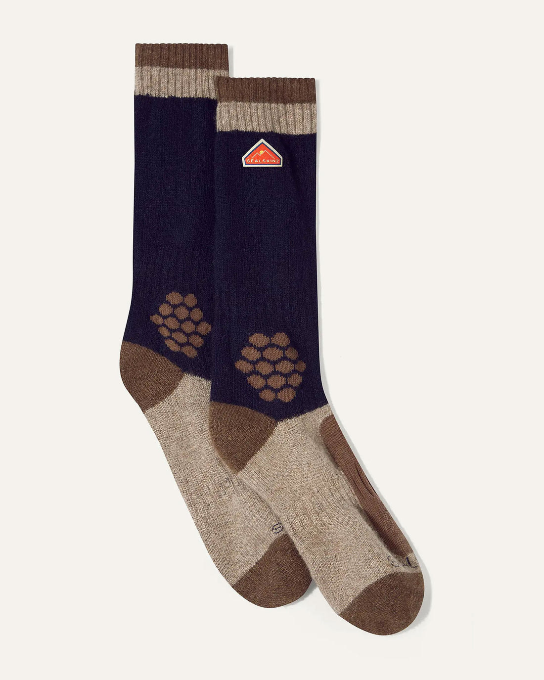 Gresham Wool Block Hike Sock - Blue