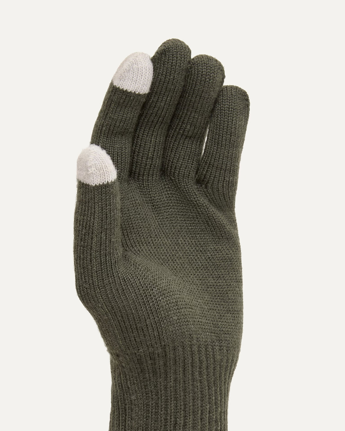 Hanworth Solo Merino Glove - Olive