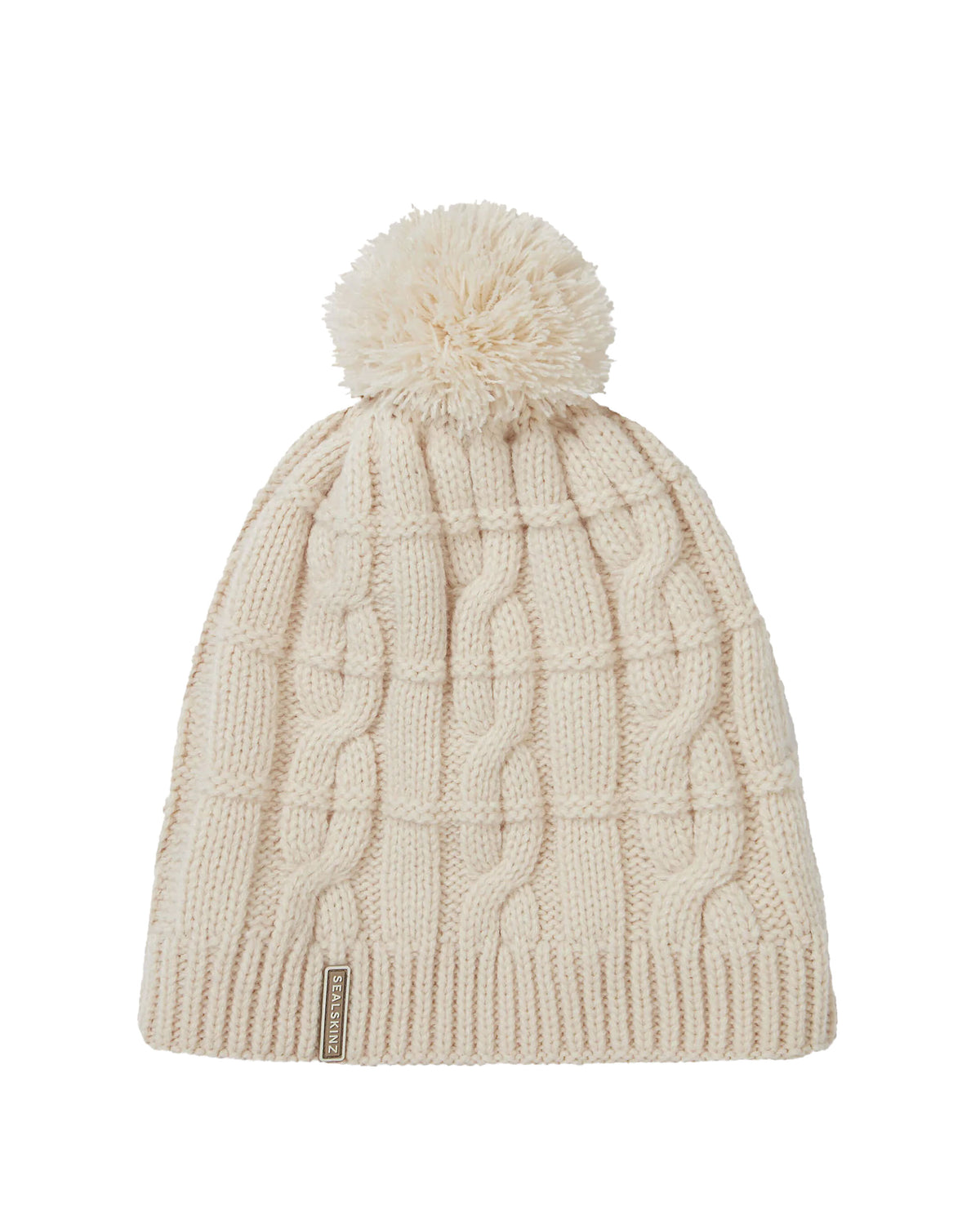 Hemsby Waterproof Knit Hat - Cream