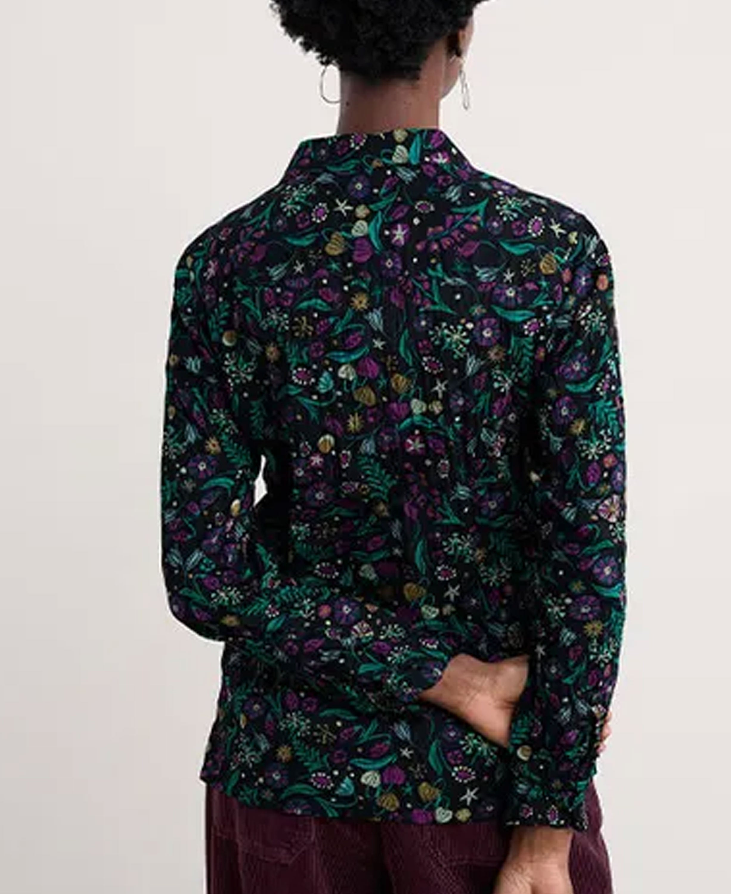 Larissa Shirt - Illuminated Garden Onyx