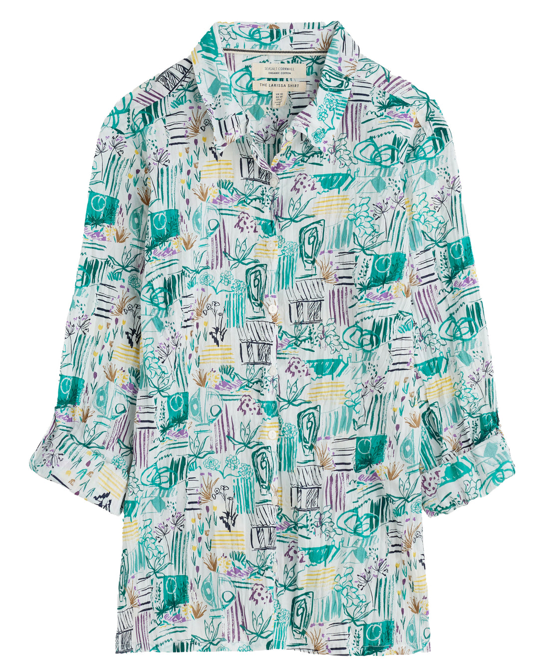 Larissa Shirt - Garden Studio Sketch Chalk