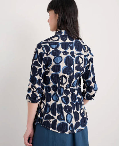 Larissa Shirt - Pebble Monoprint Aran