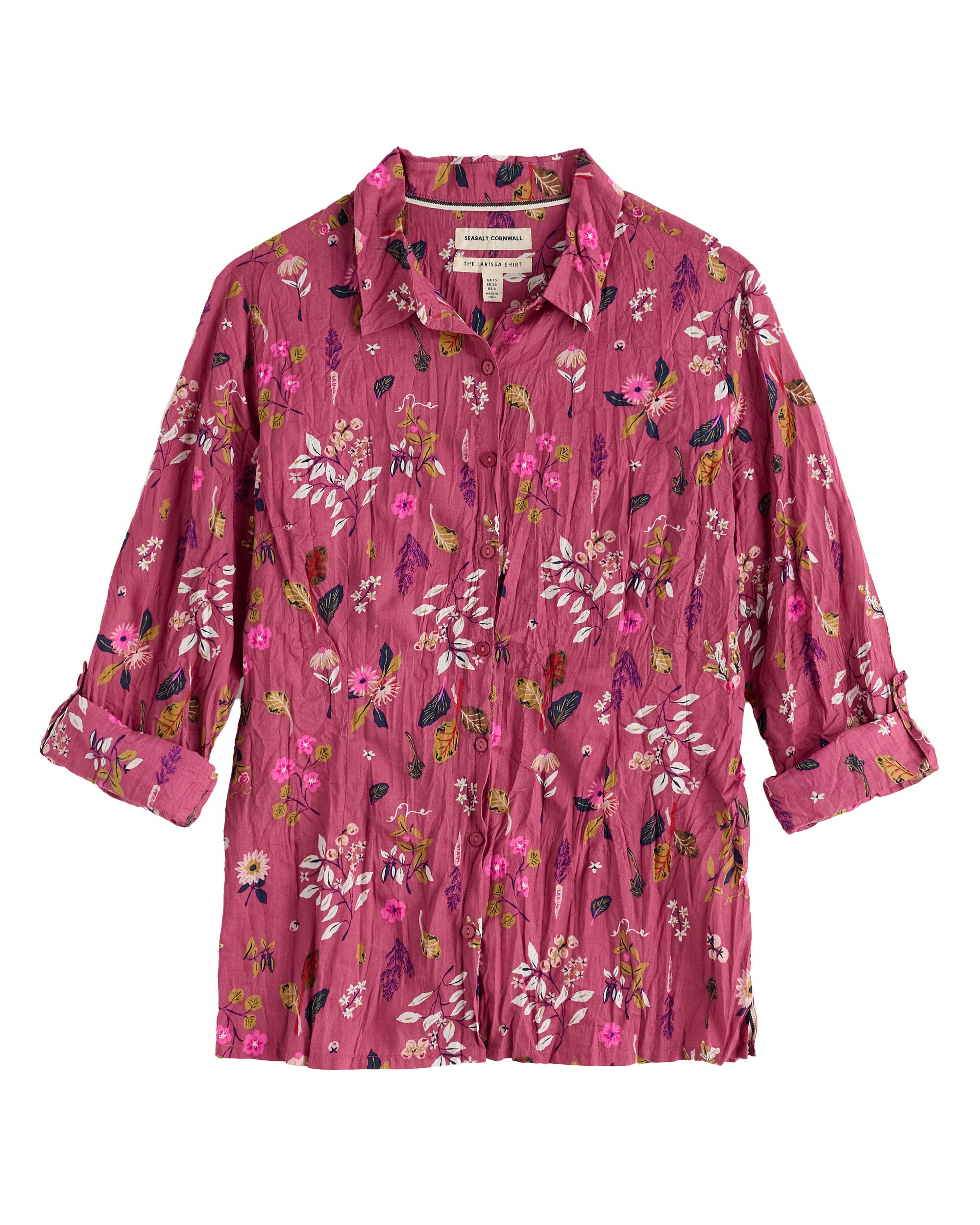 Larissa Shirt - Flora Study Rosa