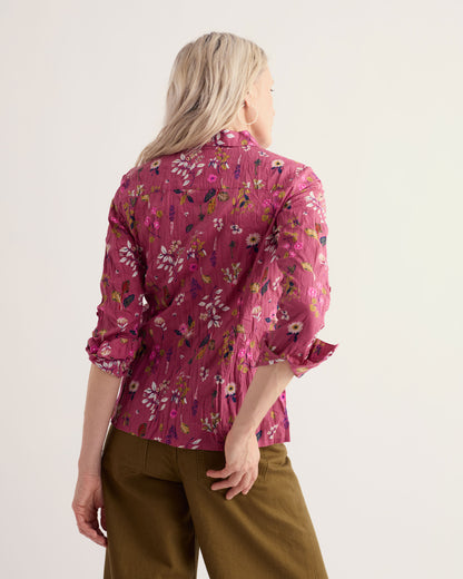 Larissa Shirt - Flora Study Rosa