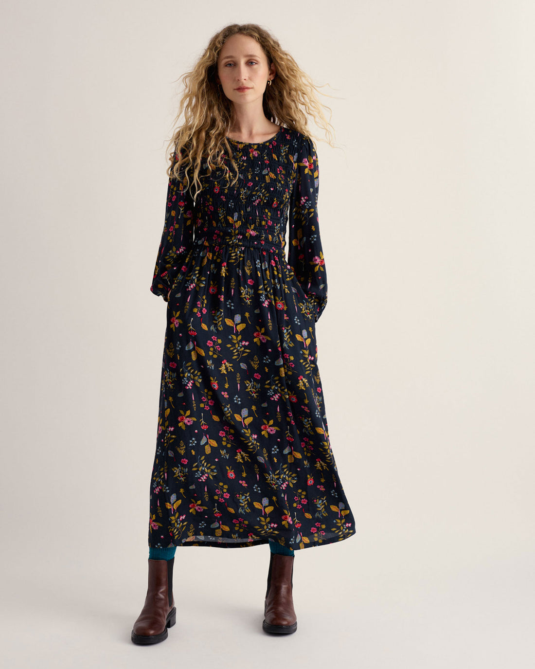Meadowsweet Dress - Flora Study Mix