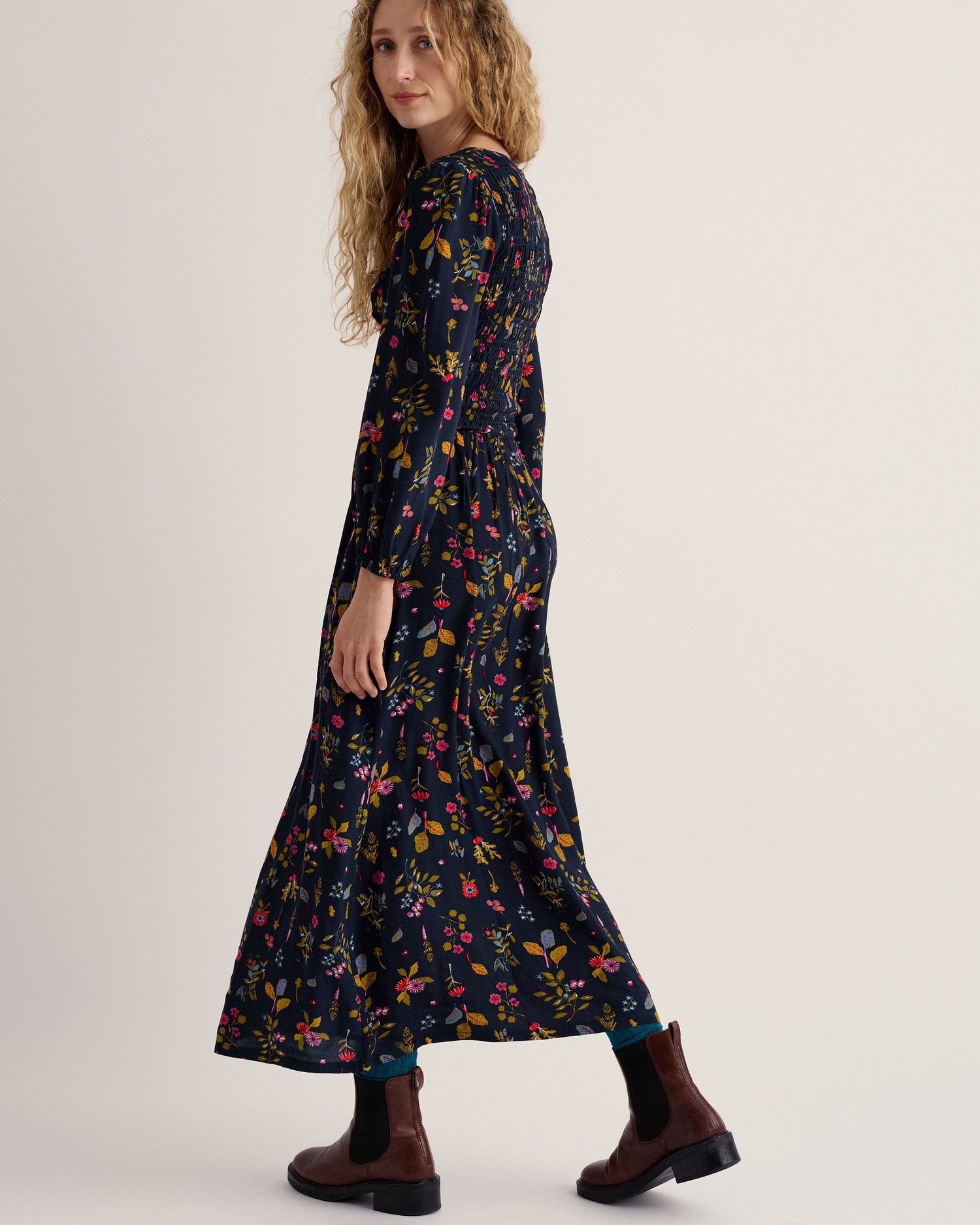 Meadowsweet Dress - Flora Study Mix