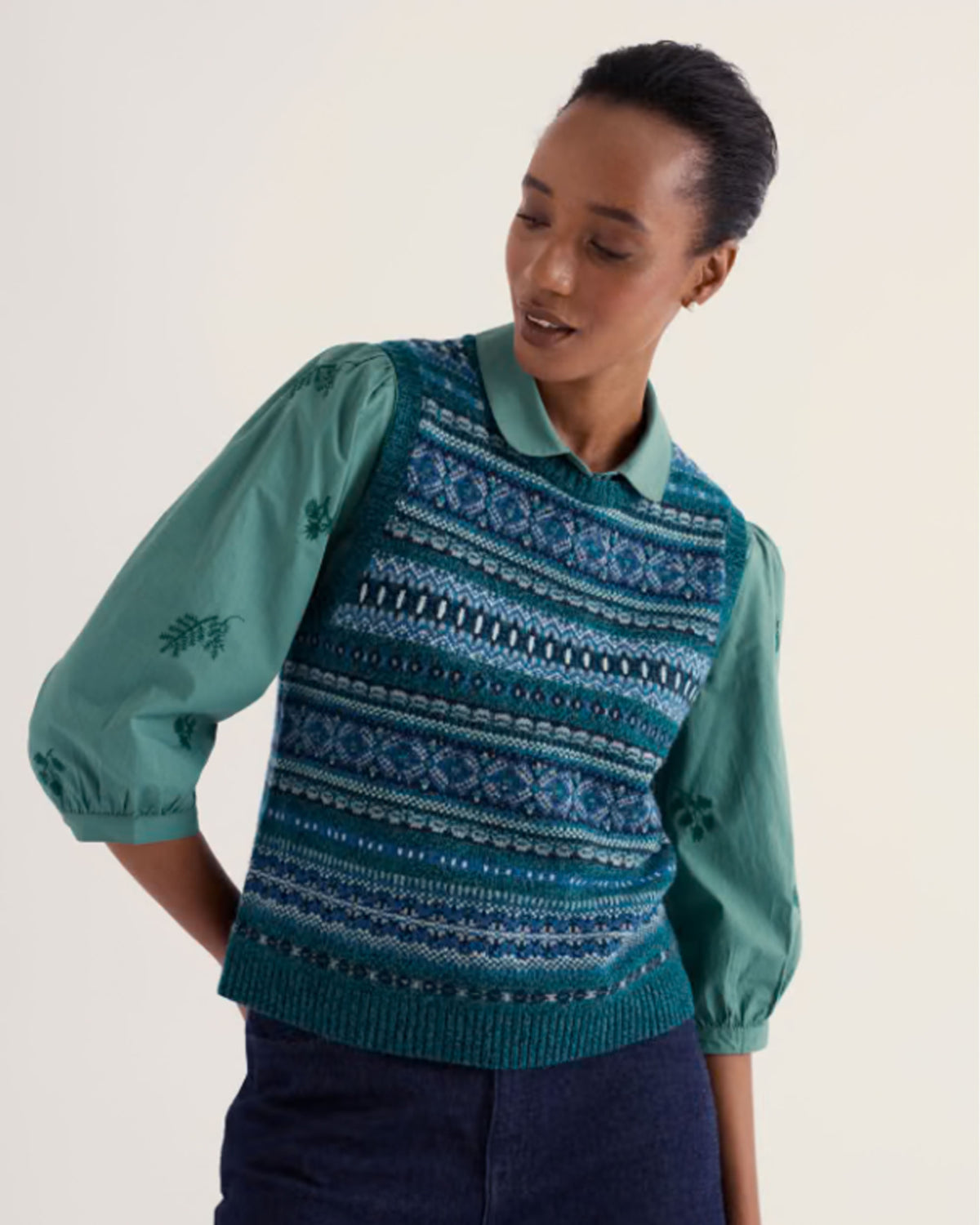 Percella Cove Vest - Larkspur Loch Multi