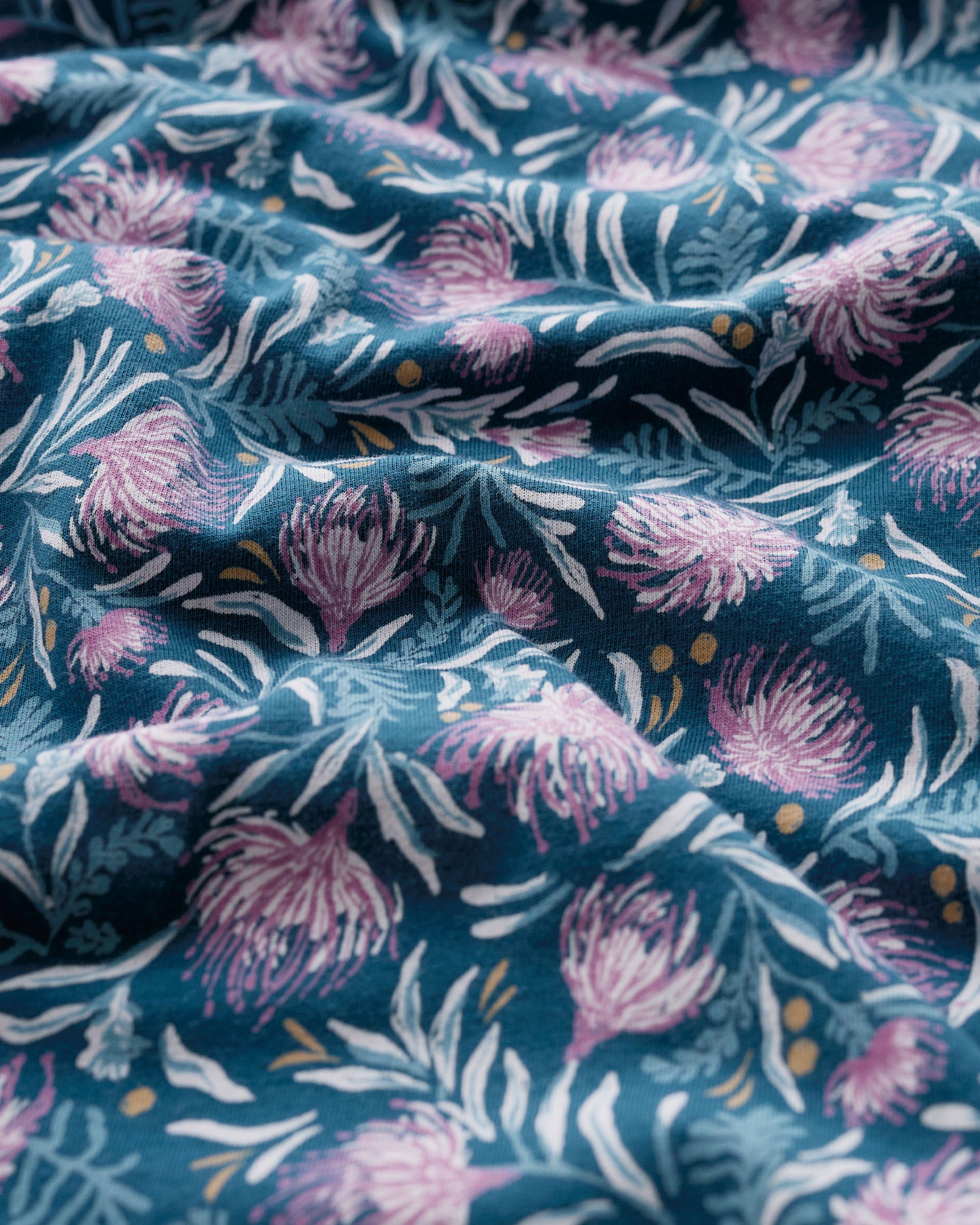 Pier View Dress - Pin Cushion Protea Storm