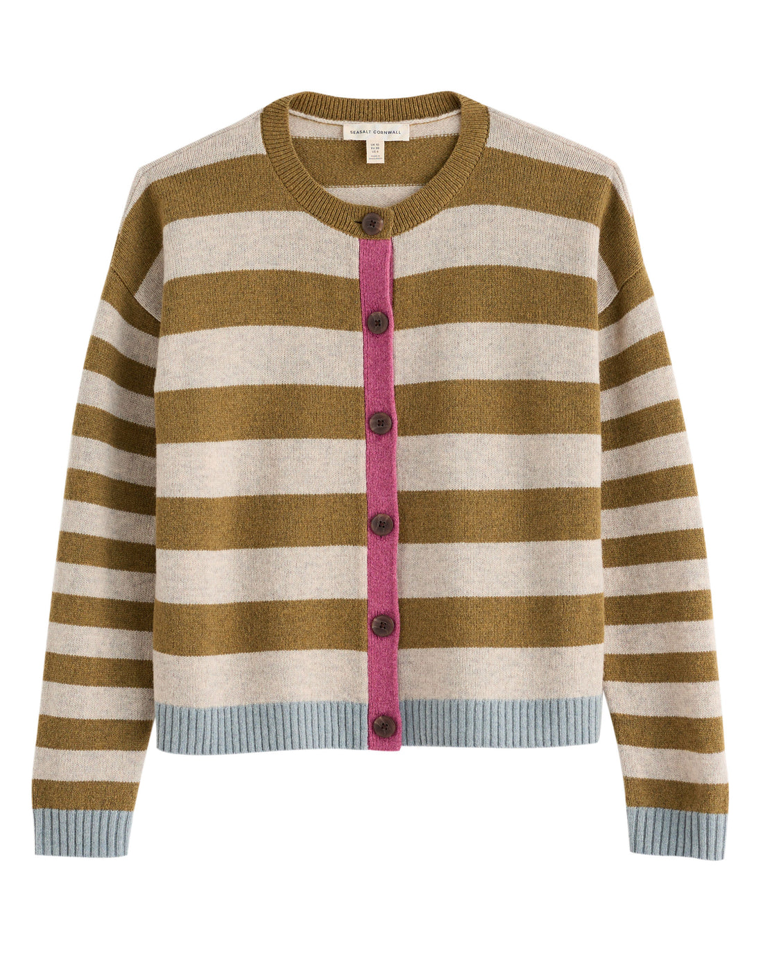 Pinwell Cardigan - Bright Shape Fern Moss