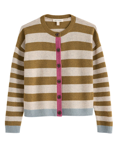 Pinwell Cardigan - Bright Shape Fern Moss