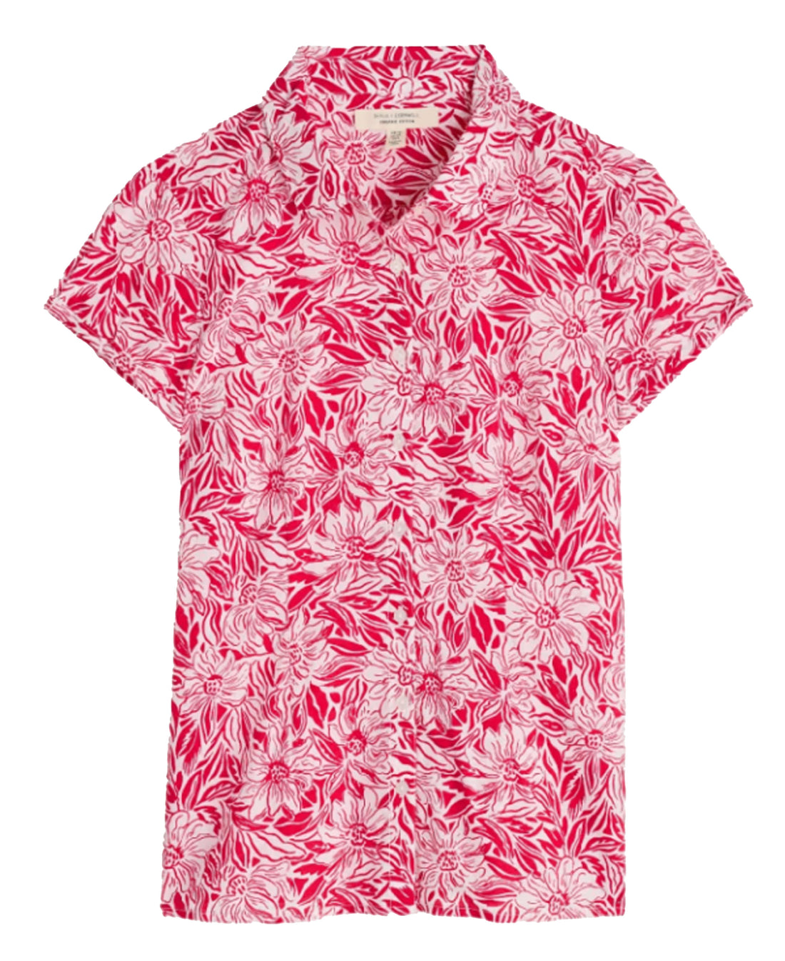 Rushmaker Shirt - Stream Flower Scarlet
