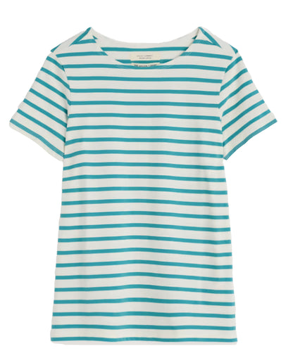 Sailor T-Shirt - Breton Chalk Tidal