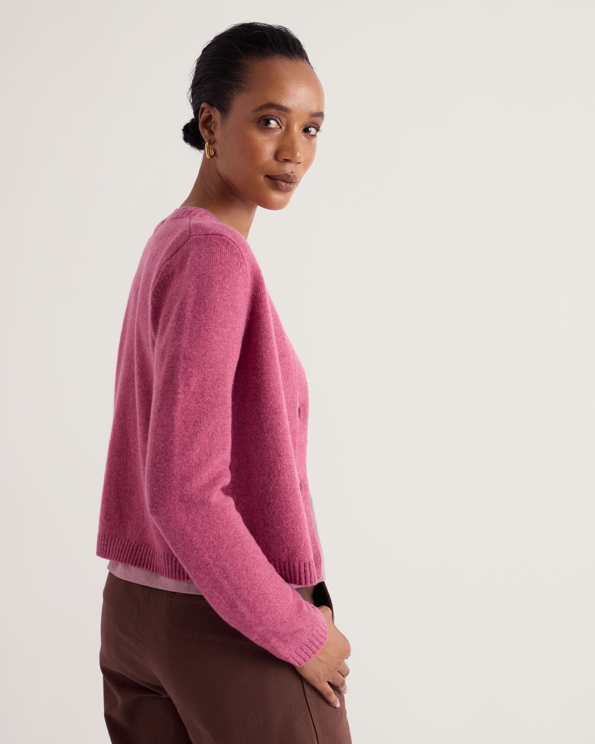 Tern Tide Cardigan - Rosa