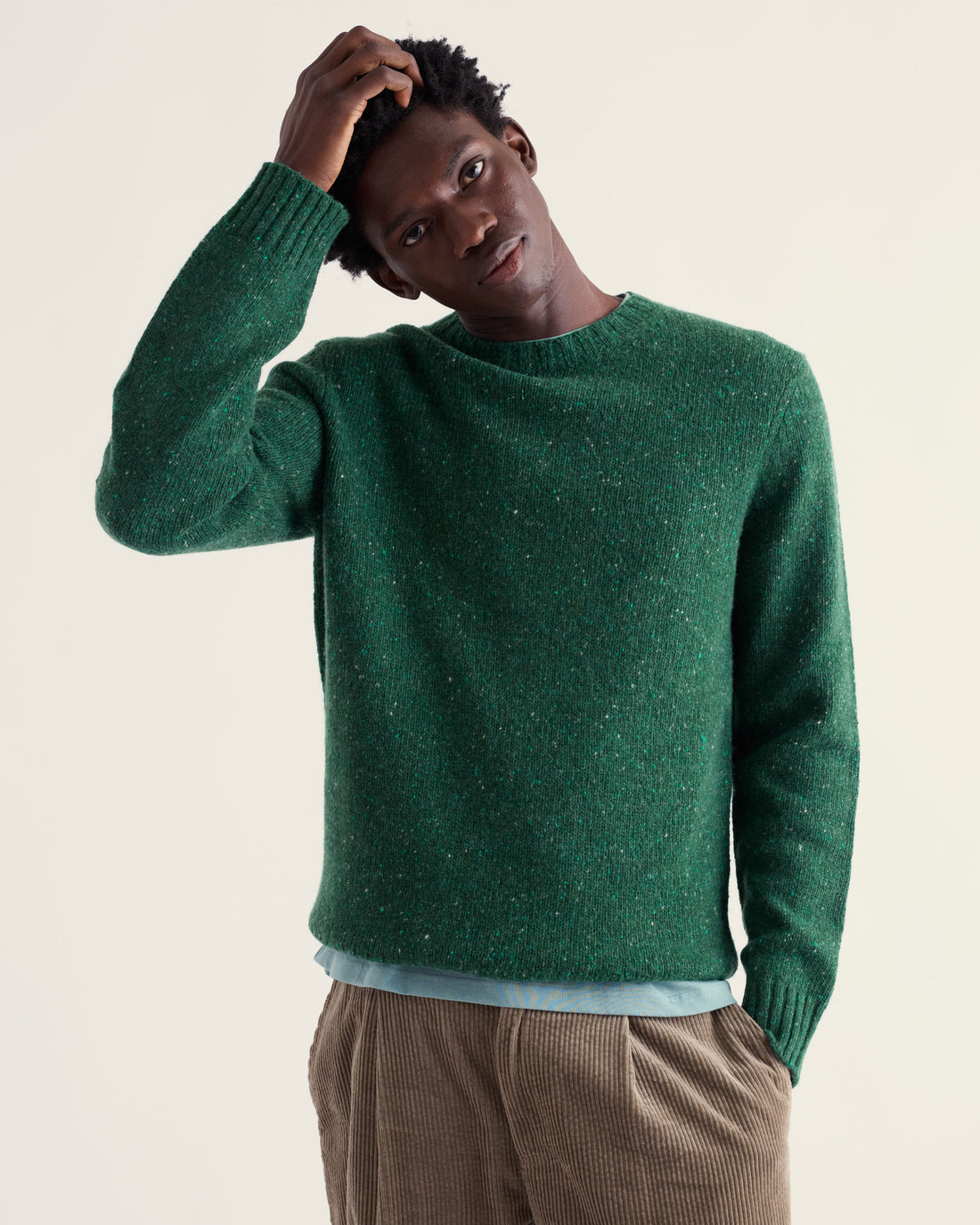 Trowan Crew Neck Jumper - Thicket