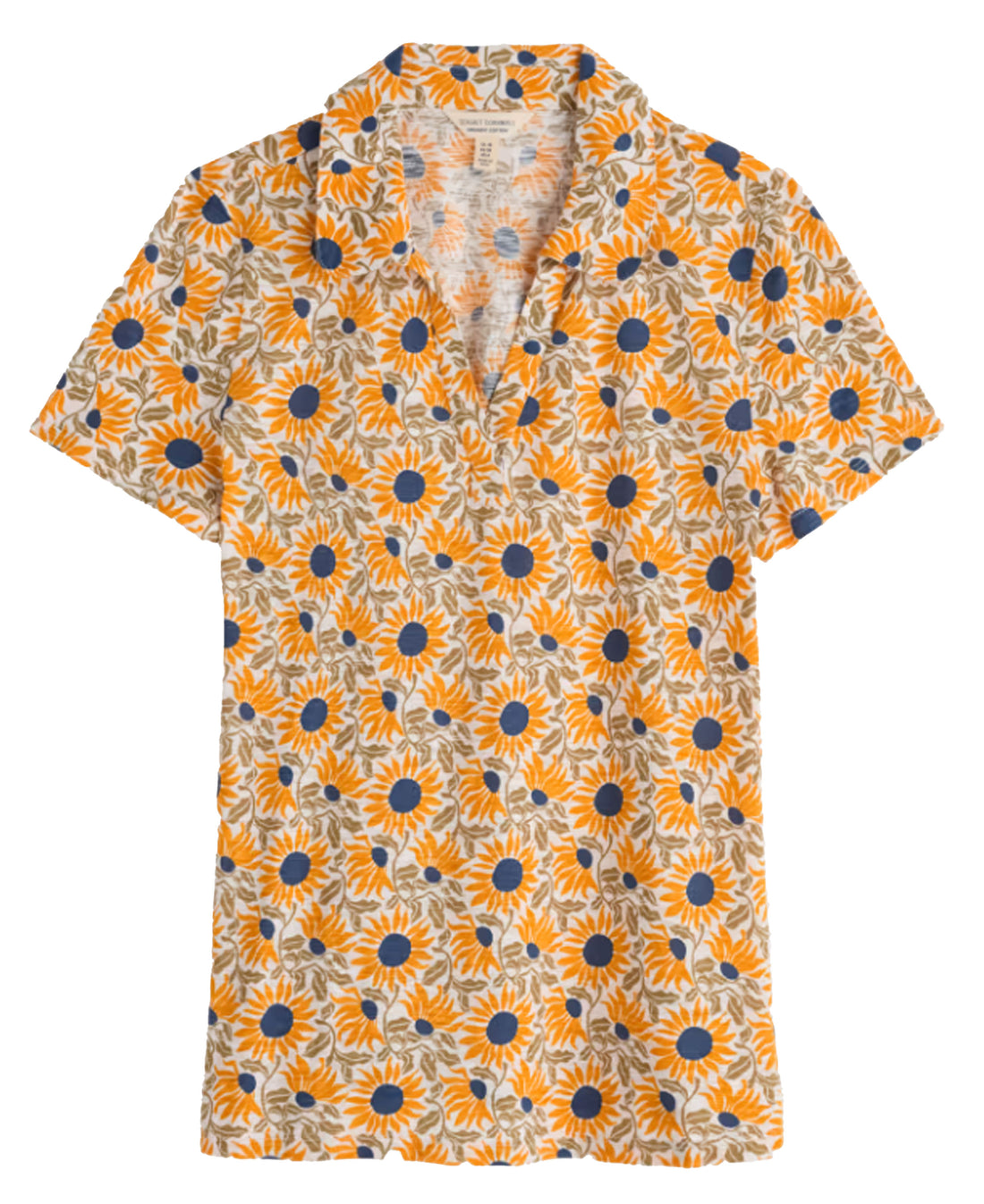 Wavecrest Shirt - Bold Sunflower Daylily