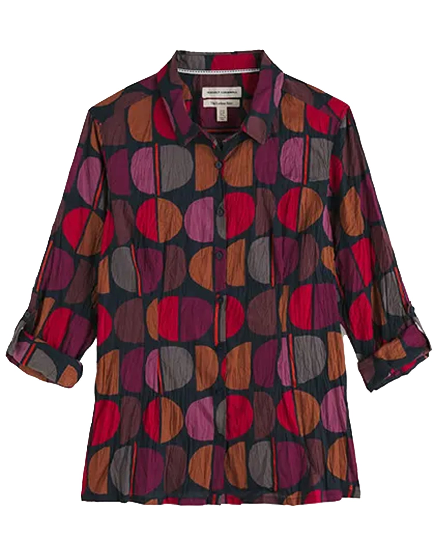 Larissa Shirt - Half Moon Stamp Onyx