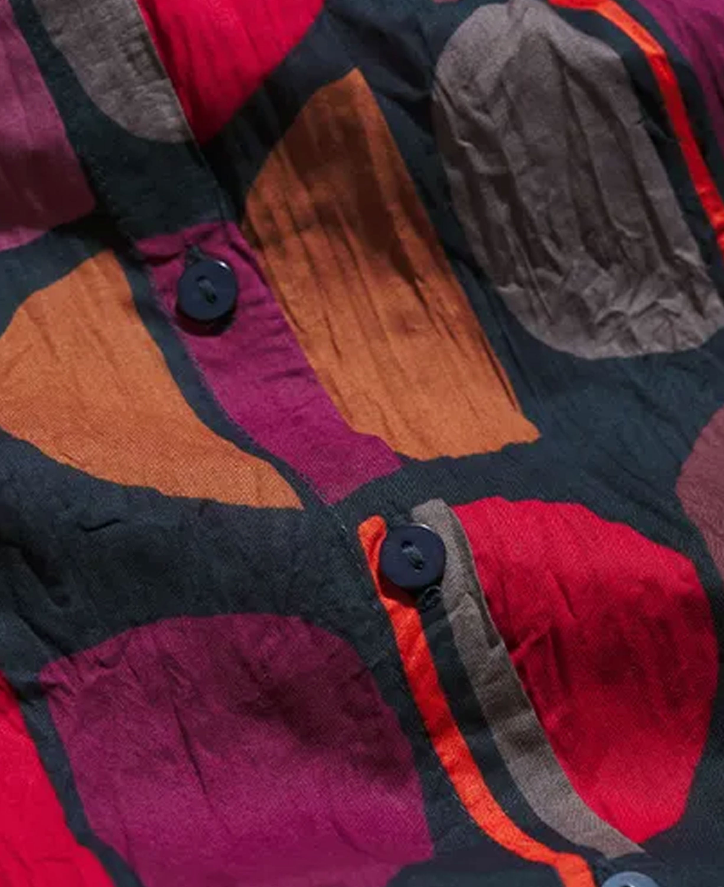 Larissa Shirt - Half Moon Stamp Onyx