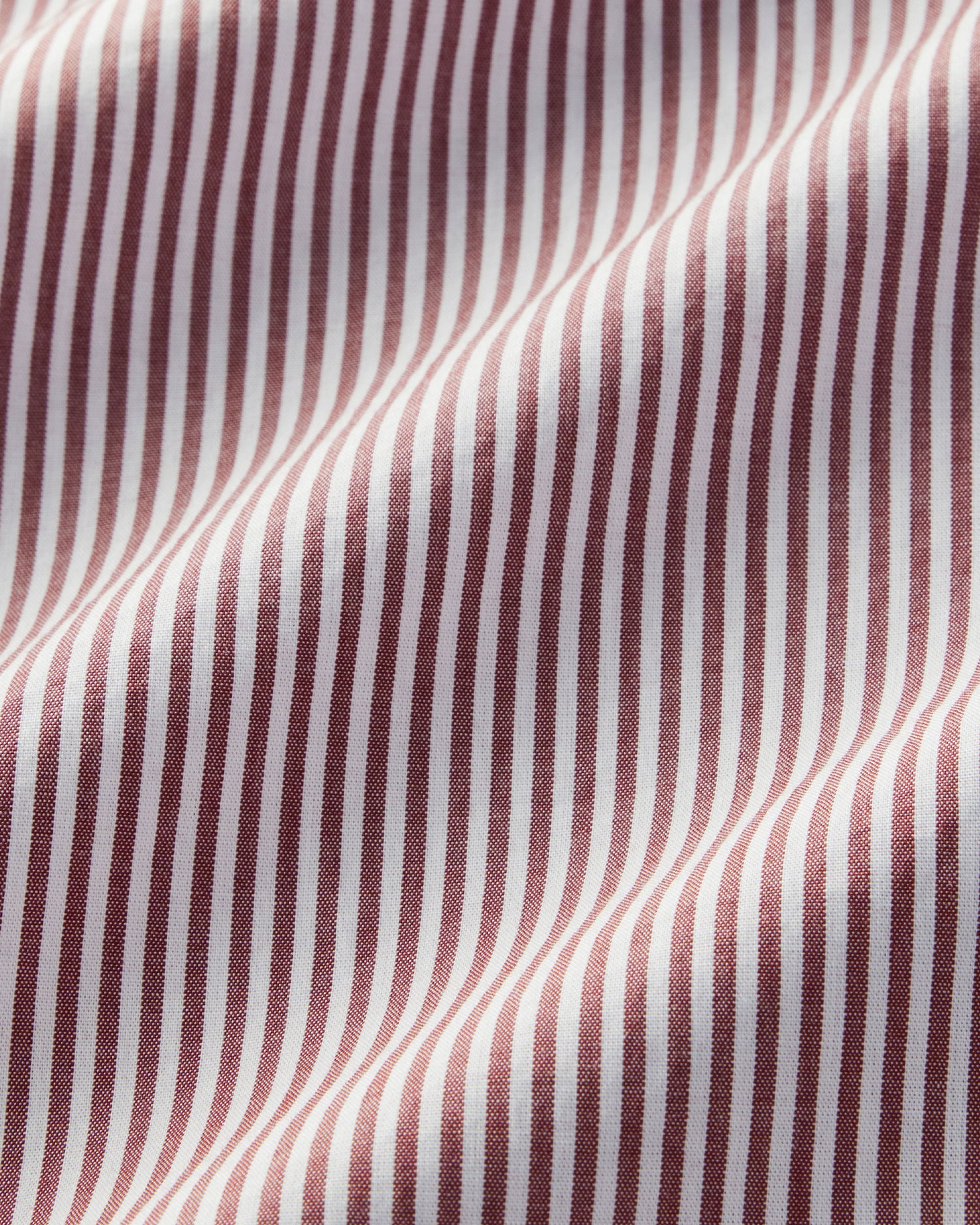 Sommers Poplin Stripe Shirt - Rust