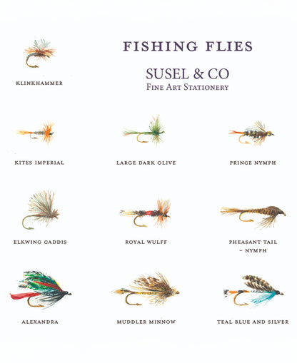 Fishing Flies Notecards