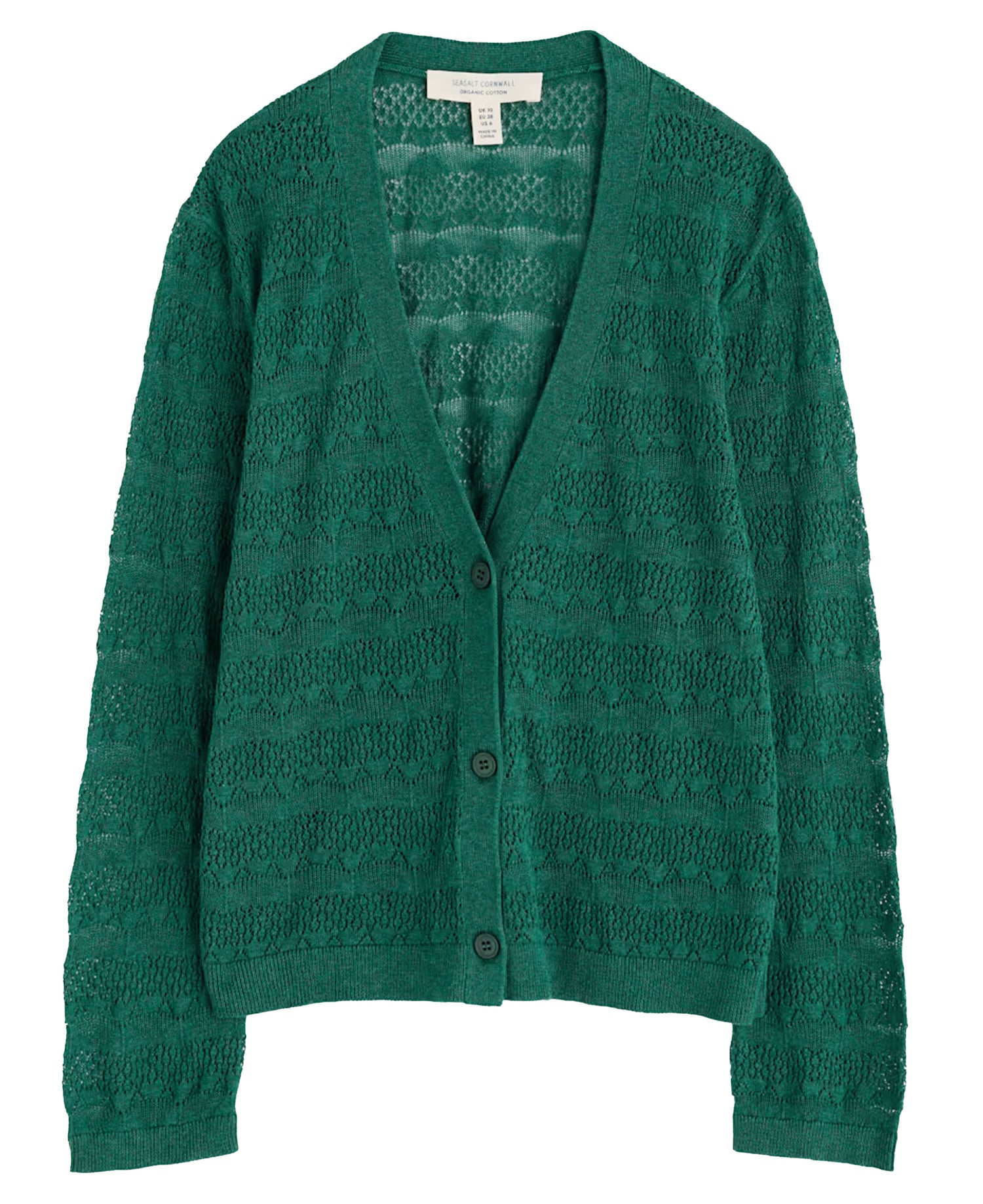 Sweet Day Cardigan - Pine Shoots