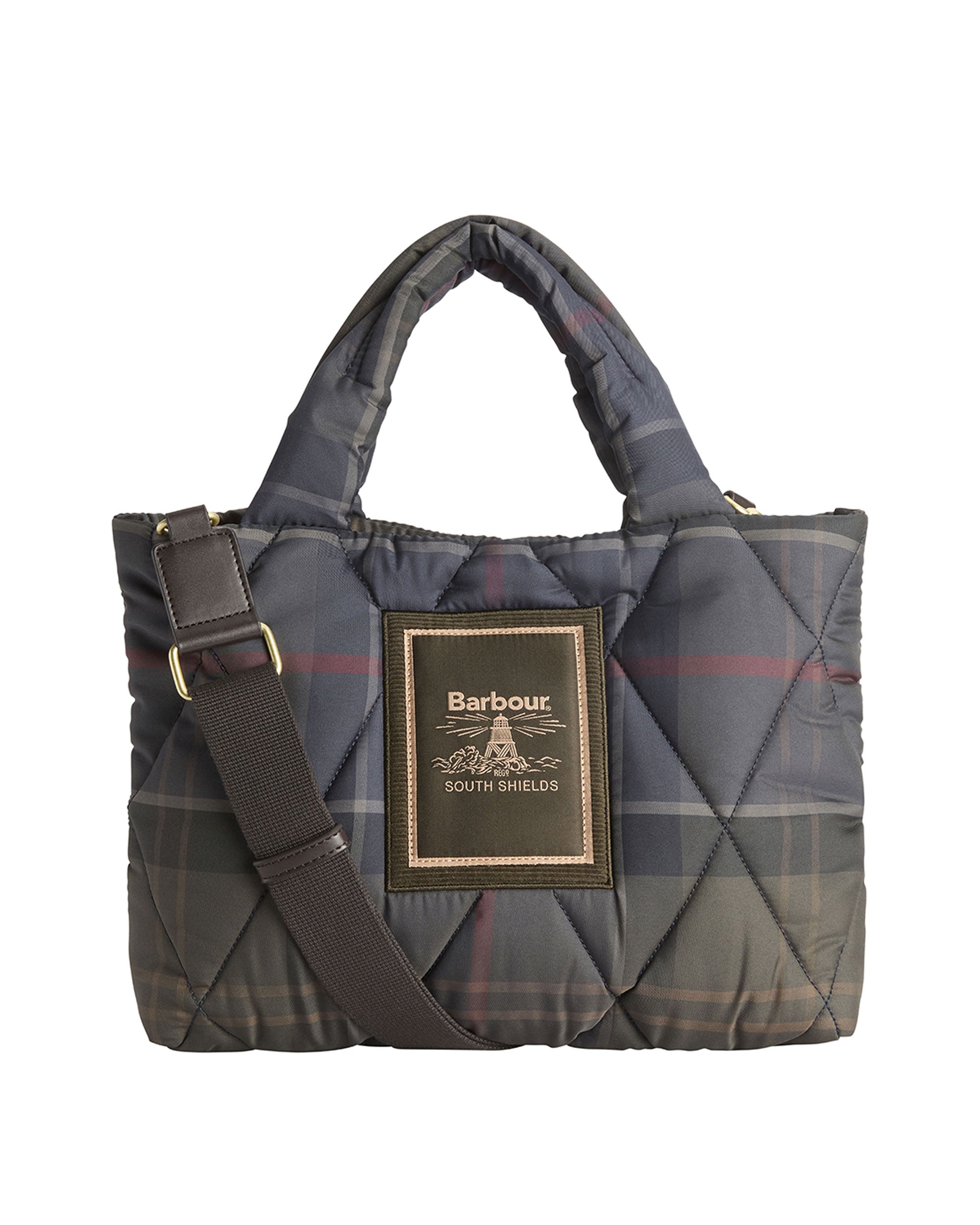 Tartan Arlene Mini Quilted Tote Bag - Shadow Classic Tartan