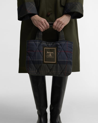 Tartan Arlene Mini Quilted Tote Bag - Shadow Classic Tartan