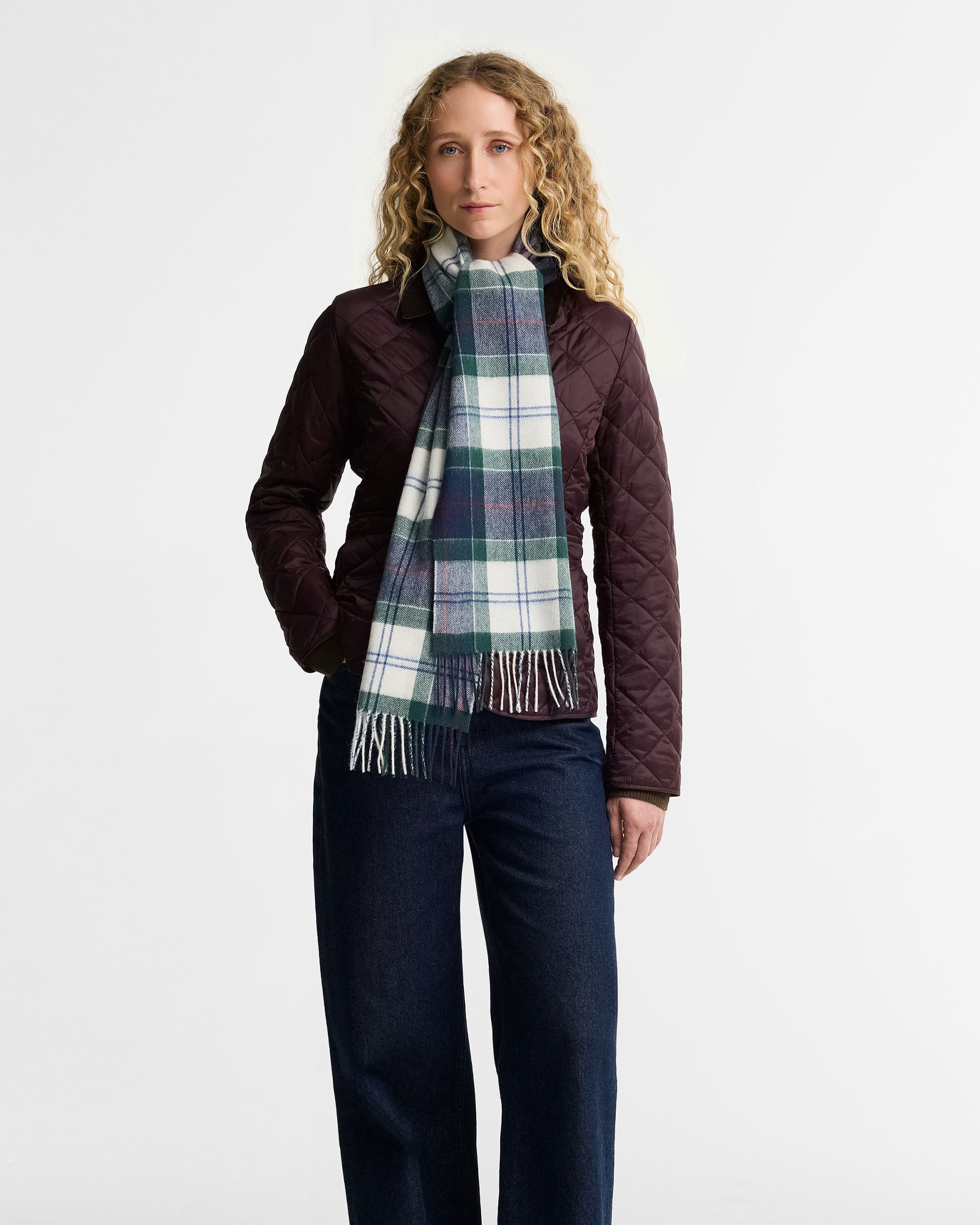 Tartan Scarf - Light Evergreen Tartan