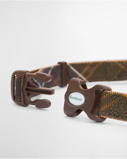 Tartan &amp; Webbing Dog Collar - Classic Tartan